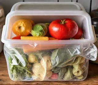 guardar e reaproveitar alimentos