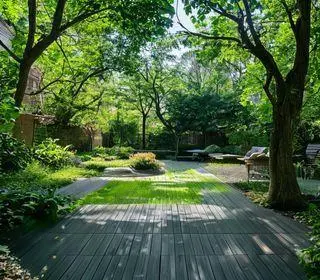 árvores que não levantam o piso