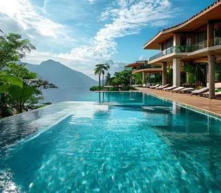 hotéis brasileiros com piscinas impressionantes