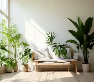 plantas para decoração minimalista