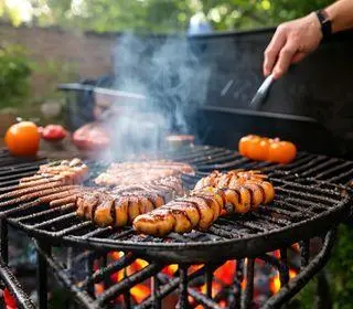 limpeza da grelha de churrasqueira