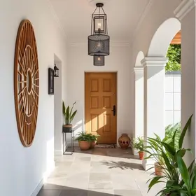 decorar corredor externo