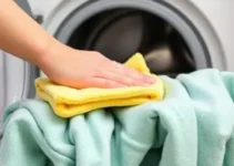 pano de prato na máquina