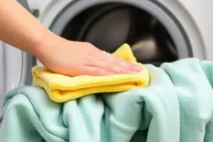 pano de prato na máquina