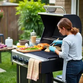 organização de churrasco