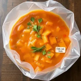 congelar sopas e caldos