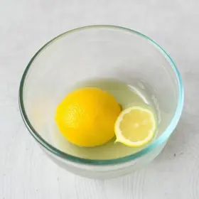 bicarbonato com limão