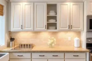 gordura dos armários da cozinha