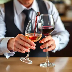 servir vinho