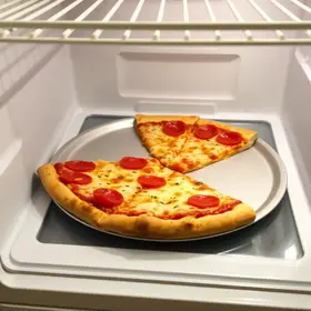 pizza na geladeira