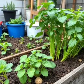 plantar batata em casa