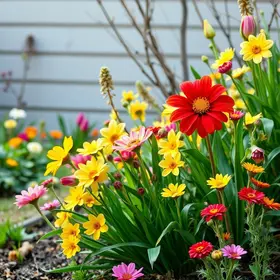 flores que florescem na primavera