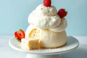 bolo nuvem sem forno