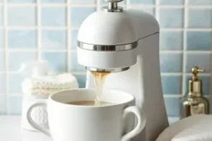 café limpa o banheiro