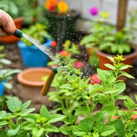 melhor horário para regar plantas