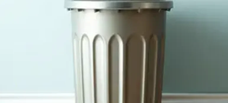 mau cheiro na lixeira da cozinha