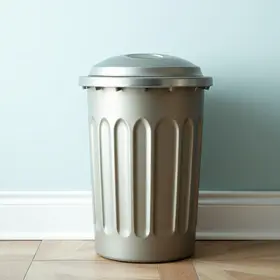 mau cheiro na lixeira da cozinha
