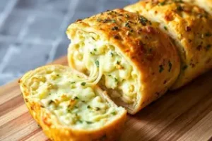 pão de alho com queijo