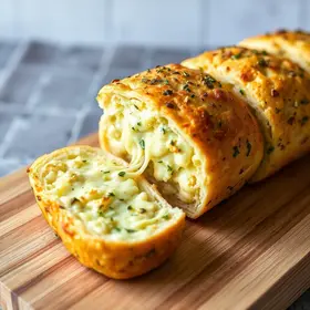 pão de alho com queijo
