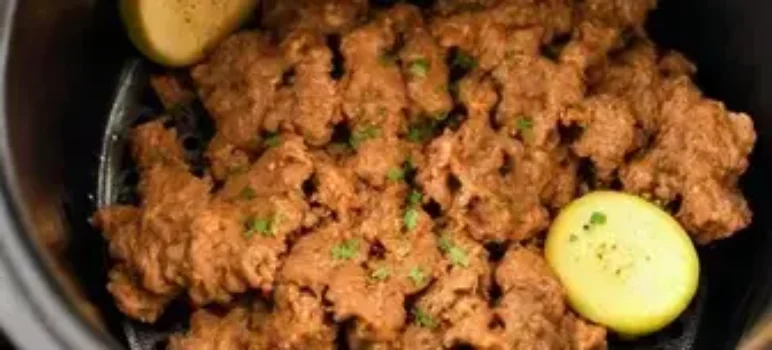 carne moída na air fryer