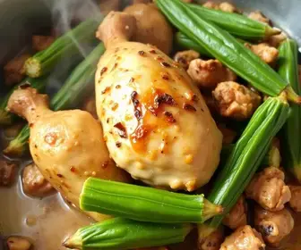 frango com quiabo