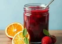 geleia de fruta no ponto