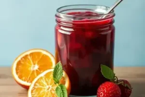 geleia de fruta no ponto