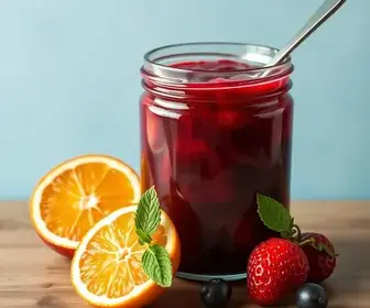 geleia de fruta no ponto