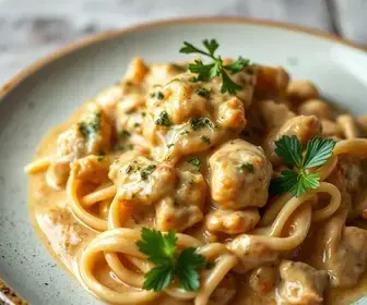 strogonoff de frango cremoso